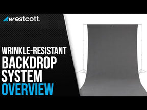 Wrinkle-Resistant Backdrop - Chroma-Key Green Screen (9' x 20')
