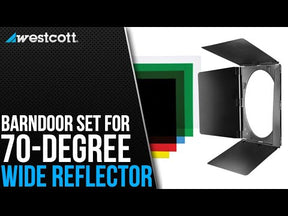 Barndoor Set for 70-Degree Wide Reflector