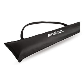 Standard Umbrella - White/Black Bounce (7')